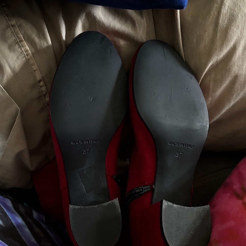 Chic Red Ankle Booties - Picture 6 of 6